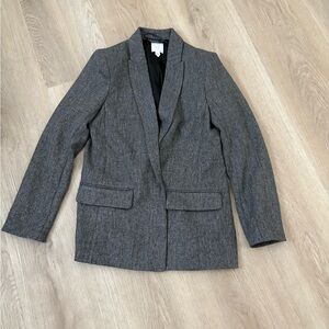 H&M Women‘s Business Casual Blazer in Grey Size 8